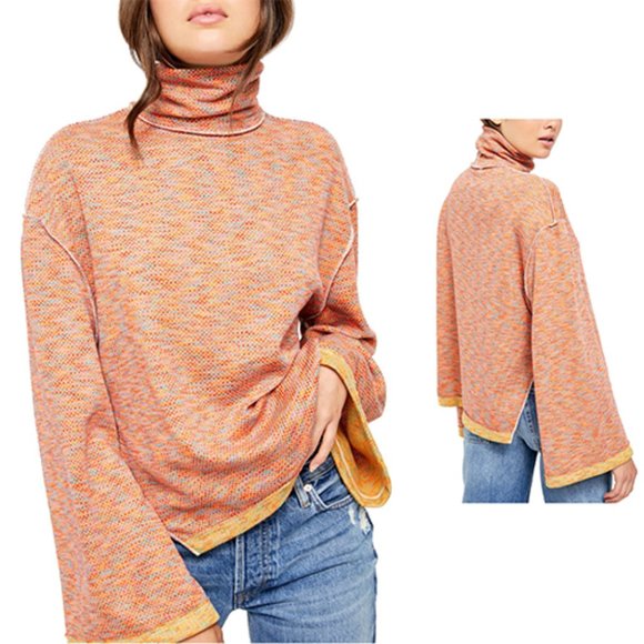 Free People Sweaters - Free People Sunny Days Stretch Turtleneck Size XS